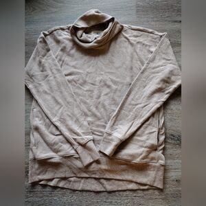 Women's Lightweight Cowl Neck Sweater - Beige